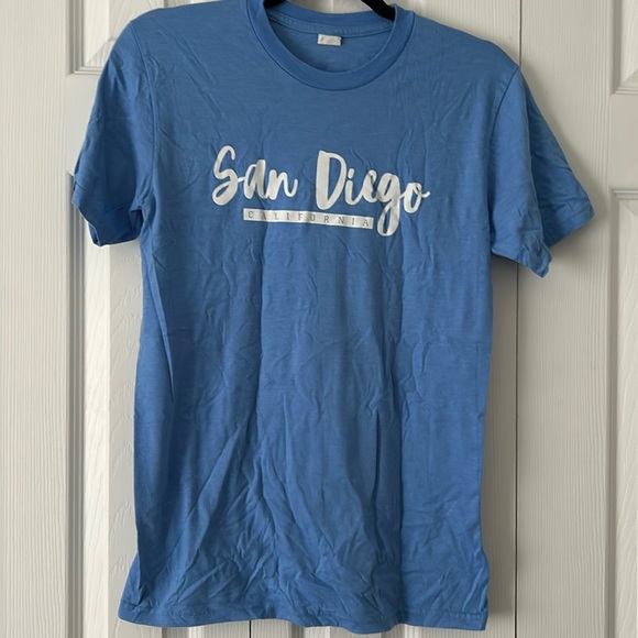 Baby Blue San Diego Short Sleeve T-Shirt - Picture 1 of 4